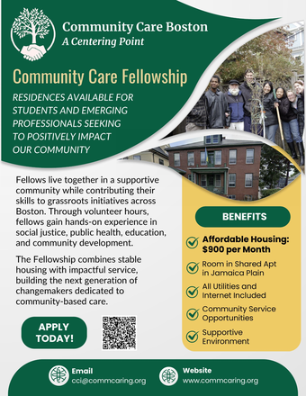 Fellowship Flyer - Community Care Fellowship - Affordable Residences Apartments