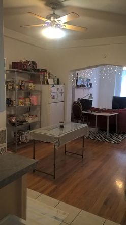 view kitchen and living - WALK to WEST Campus only 0.4miles/ HUGE, charming, quiet, w/office, parking, storage Apartments