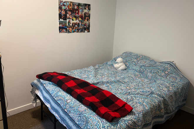 This is one half of the bedroom - South Campus Commons 2 Bedroom Available