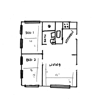 Visit hubrealtyproperties.com - Spacious 2 bedroom with open floor plan, across the street from a park Apartments