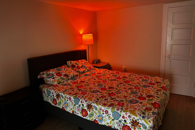 Comfortable Queen size bed in bedroom. - 1B1B + Living room Apartment for summer sublet [4 months, price/duration negotiable]