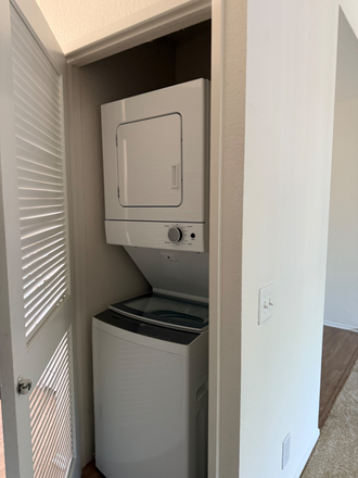 In unit washer/dryer - San Mateo Apartments