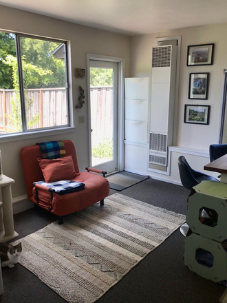 Main room - Quiet sunny two room in-law in the Berkeley Hills near Lawrence Hall