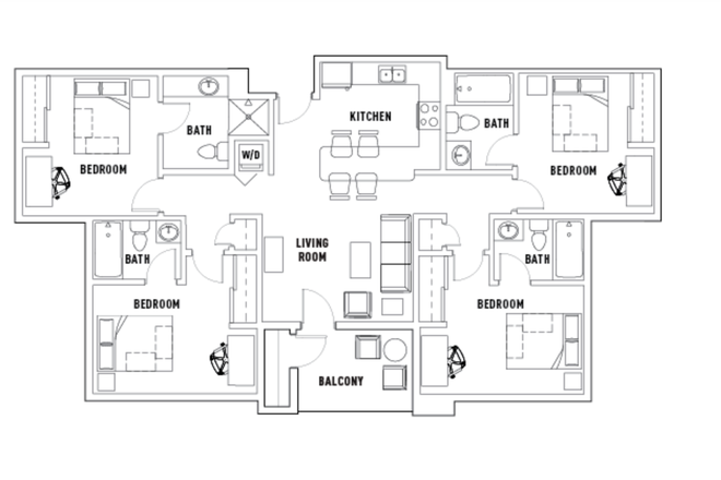 Floor Plan - University Village at Boulder Creek
