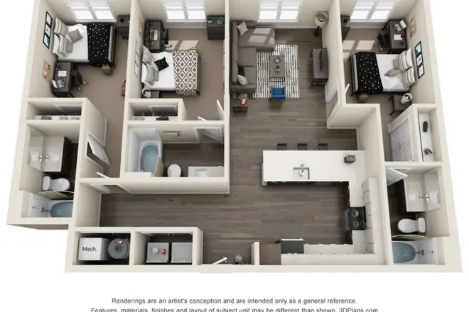 layout of the floor plan - The Standard at Flagstaff