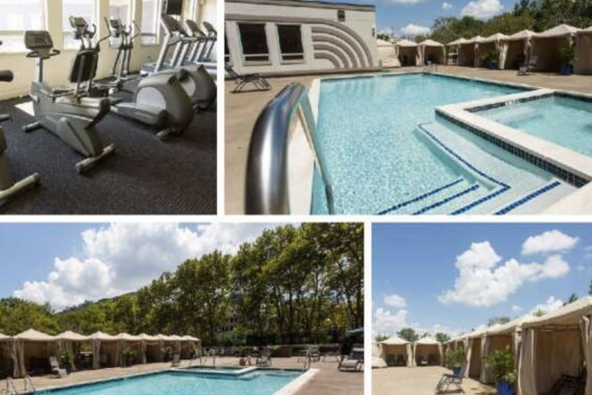 Amenities - MetroClub, close to Franklin Square Condo