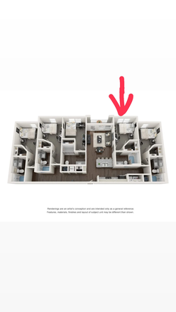 Floor Plan - 14sixtyfive- 5 mins. away from campus!! Apartments