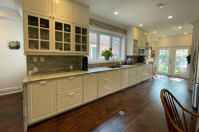 Open Floor Kitchen - Furnished Sunny BR, Private Bath, shared Kitchen- Renovated Home near Ossington Subway, w/utilities.