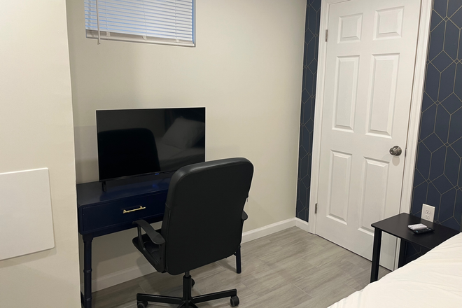 Closet and desk - Basement Apt Near Seton Hall University, Utilities Included