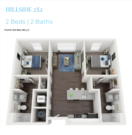 Floorplan - Park West Apartments