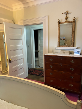 Bedroom leads out to hallway and bathroom - 857 Beacon St., Boston -- Close to Longwood Medical Area, 3 subway lines, buses, parks, shopping Condo