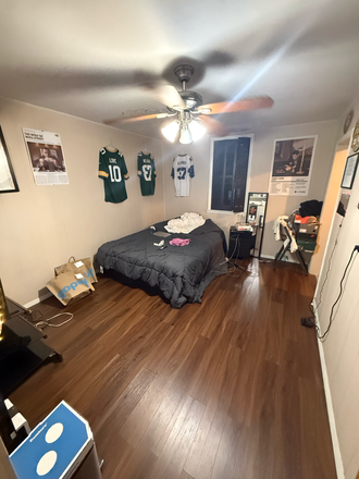 The bedroom will be cleaned out before move in date. - House close to campus