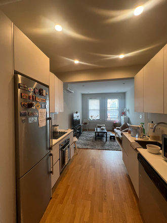 Kitchen and Living Room - Modern Affordable Apartment