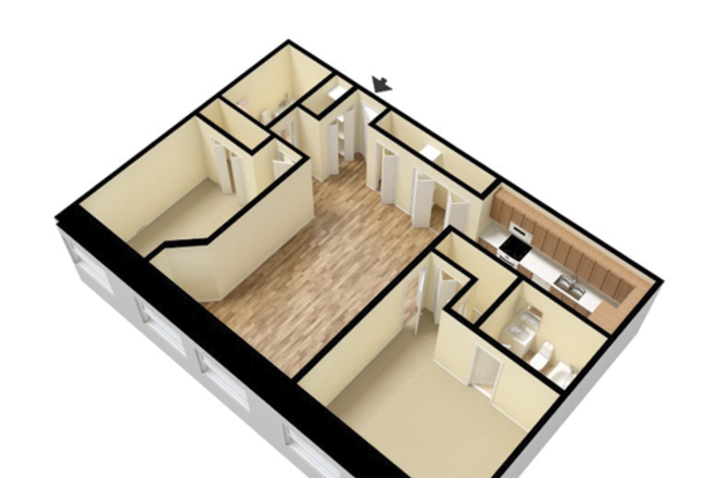 floor plan - Ribbon Mills Apartments