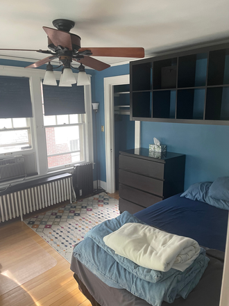 2nd Floor SW Bedroom w/6 windows with darking shades - Available Now!  Just One Room Left.  Move-in Discounts and Specials!  Free Ugrades.  Guys Only 21+ House