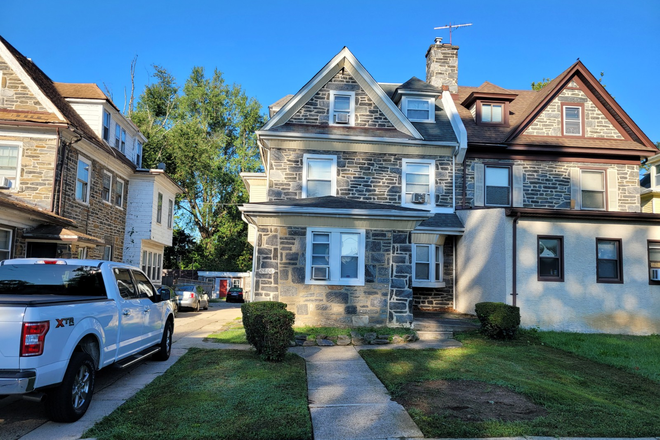 front of the home - 2408 North 54th street-In Historic Wynnfield, PA. House