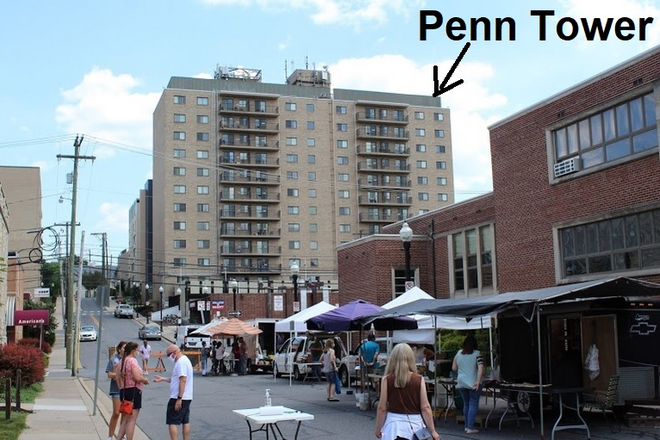 Penn Tower Building and Farmer's Market - Penn Tower - Furnished 2BR - 11th Floor - up to 5 people - All utilities included Apartments