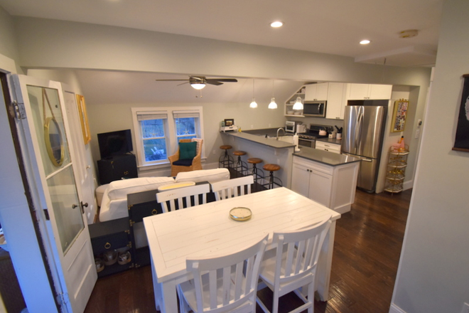 Living Room - 9 Rose Court - Narragansett Pier Duplex