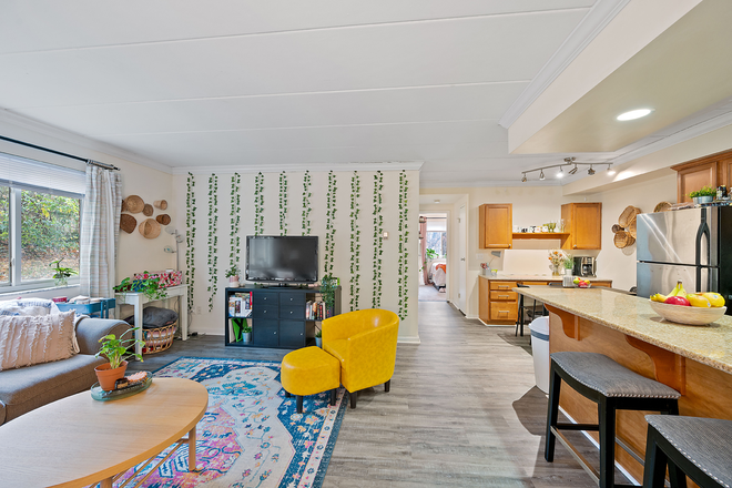 Living room - 3305-3307Jefferson Ave. Apartments