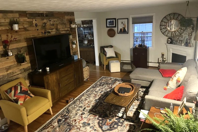 Living room - Beautiful hilltop haven, a bike ride to campus! House