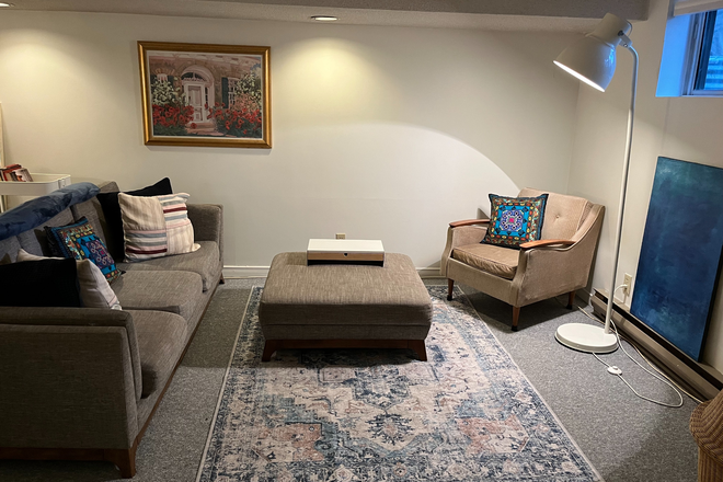 Sitting area - Furnished Bachelor Gem Steps From High Park  (Flexible minimum 4 month lease)