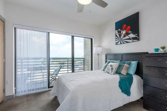 Bedroom - The Square Apartments