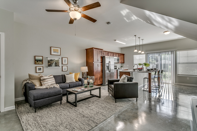 Living room / Kitchen - The Wren Coastal - Luxury Townhomes.