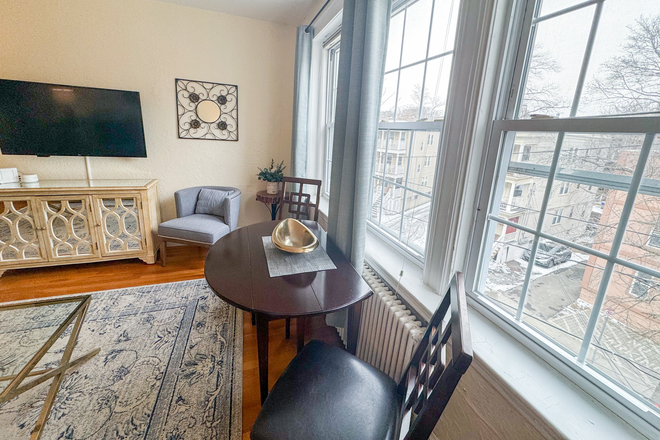 Living Area - KIL9037  Furnished 1-Bed with Elevator close to MBTA Apartments