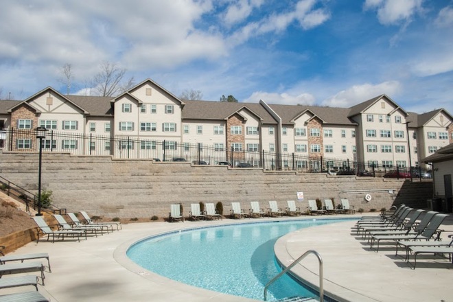 Outside - Student housing 1 min from campus!