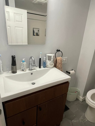 Bathroom sink - One bedroom available in 2 bedroom near Kendall SQ, MIT, MGH, Red+Green Line, W/D Apartments