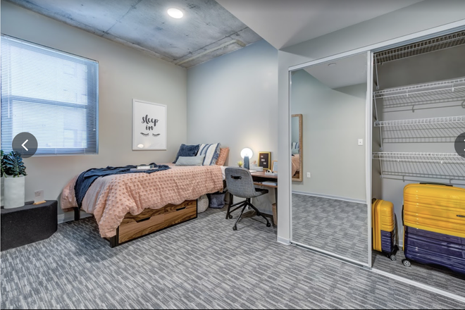 Bedroom - RISE on Chauncey, 1BR with attached bath Apartments