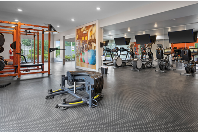 Fitness Center - The Ridge Clemson Apartments