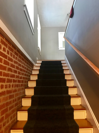Stairway entry - Museum Area Apartment Close to Campus