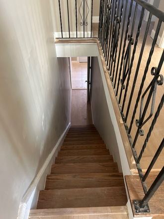 Stairs going down - 266 Clinton st-top floor