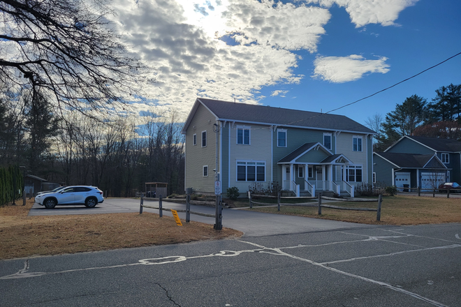 Duplex Exterior (247 is on the right) - Single Unit Available, Duplex 4 bed 4 bath (shared, 4 roommates), private parking, 5 min to PVTA Rental