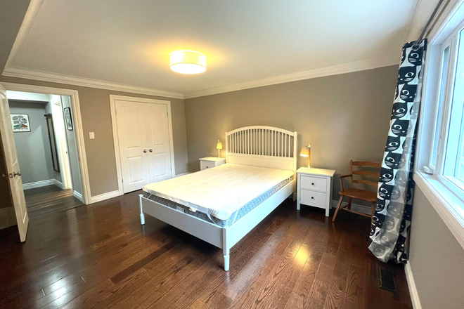 2 Basement rooms: $1530 Private rooms with Double sized bed - 2 private rooms for females in a shared basement at Lorne Park House