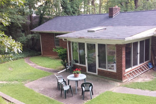 Back of house - Walk to Emory - Beautifully Renovated Private Furnished Apartment - New Amenities -