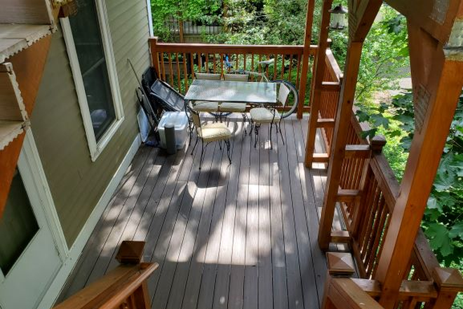 Back porch - One bedroom in a 3 bed/2bath newly renovated apartment, very close to Harvard
