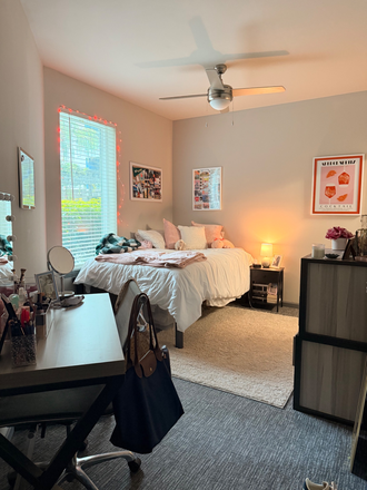 Bedroom - Spring and Summer Sublet!! Move in Any Date! 1x1 in a 4x4 GIRLS ONLY!