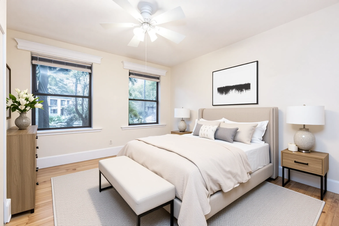 bedroom - Enormous front facing 2 bedroom with roof deck - landlord pays the fee! Apartments