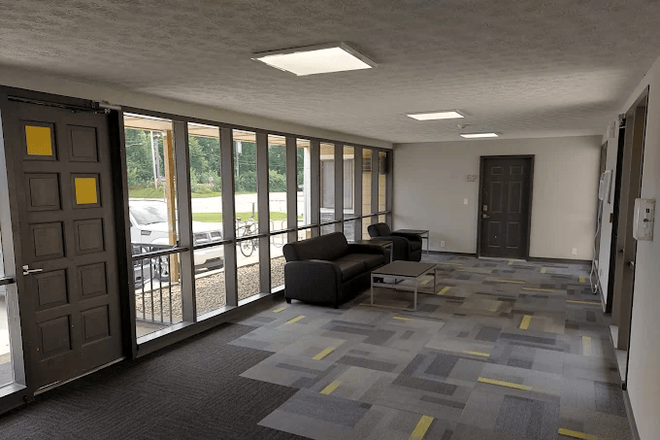 Living area - Qube Apartments