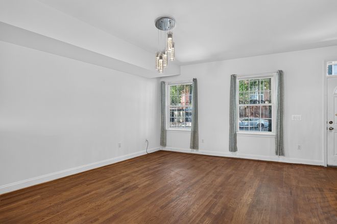 Living Room - Row Home with Parking — Steps to 14th St & Trader Joe's