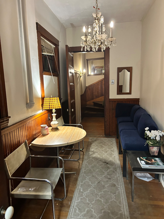 Kitchen area - Beautiful Room in historic House on BU Campus