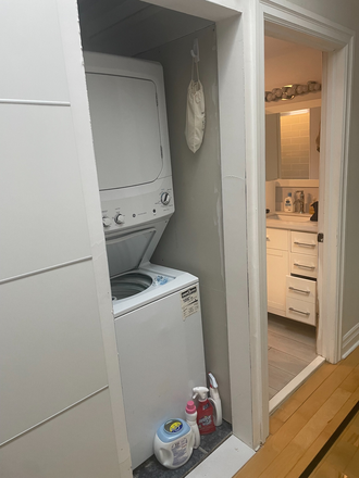Laundry - washer & dryer in house - Central Home on a Quiet Street in a Lively Neighbourhood at Broadview & Danforth