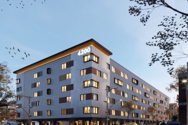 Building Exterior - 4200 Ludlow Street (3 Bedroom/ 3 Private Bathroom) Apartments