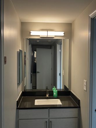 Part of bathroom - your own sink area - University View Apartments, close to campus