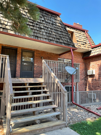 Front door - Prime location on Evans and I-25, 2 stories, 2bed/2bath, new upgrades