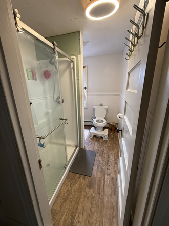 Upstairs bathroom shower - Rooms Available for Rent in a House