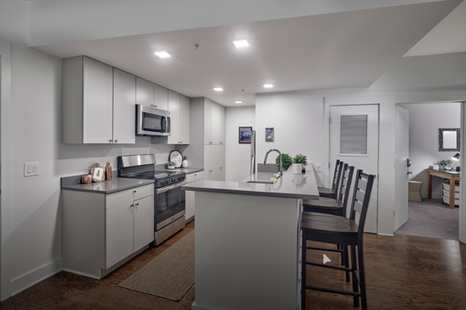 kitchen - The Nest at 1324 – Modern Student Housing near Temple University Apartments