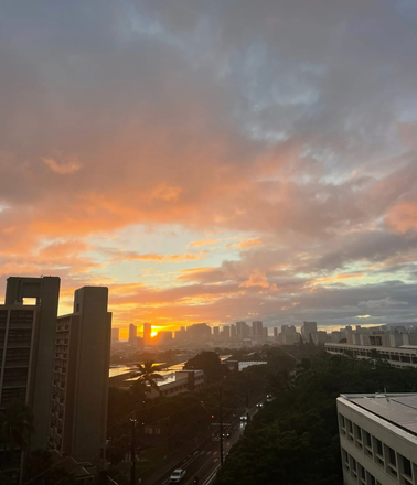 View from apartment - Fully furnished summer sublet at Hale Haukani Apartments